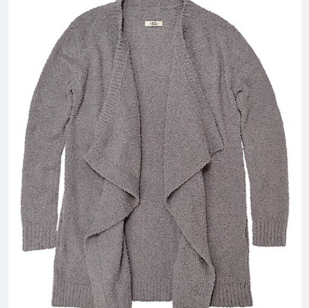 UGG NEW women's Phoebe Wrap Cardigan Sweater Grey